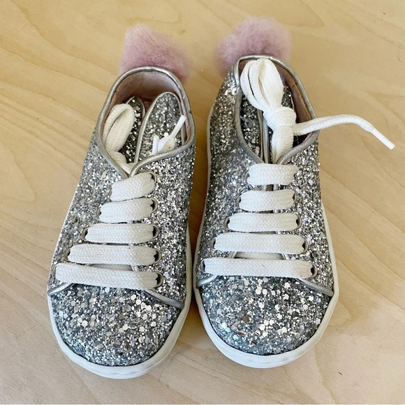 Minna Parikka Glitter Bunny Sneakers toddler Sz 21 US 6 - Picture 2 of 8